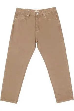 GIANNI LUPO GL6131Q Spodnie 5 kieszeni Carrot Cropped Fit, beżowe, 52 męskie, beżowe, , 42-46