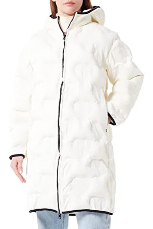 Moschino Technical Fabric Thermo Quilted with Hearts. Kurtka damska, , 34