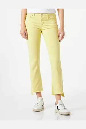 True Religion Damskie dżinsy halowe Kick, zielone, regularne, , 26W