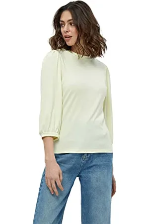 Minus Damska koszulka z rękawami 3/4, cytrynowy sorbet, XXL