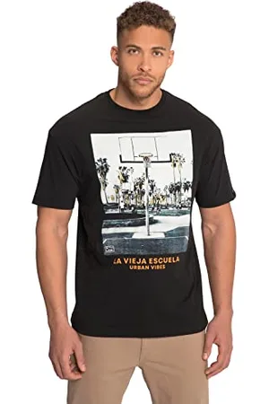 STHUGE JP 1880, męski, duże rozmiary, t-shirt z nadrukiem fotograficznym, oversize, , XL