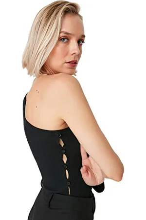 Trendyol Damskie body z płaskiej dzianiny, , S
