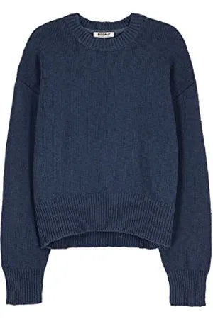 ECOALF Primrosealf damski sweter z bawełny organicznej i lnu z okrągłym dekoltem bawełniany sweter wygodny i wszechstronny sweter z dzianiny, , XS