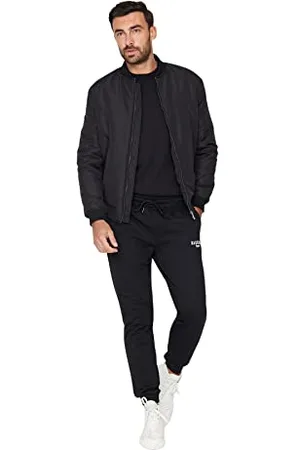 Trendyol Spodnie dresowe - czarne - Joggery, czarne, 2XL, , XXL