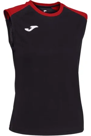 Joma Damski tank top Eco Championship t-shirt, czarny/czerwony, XL