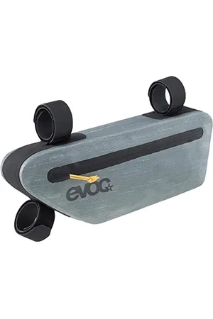 Evoc FRAME PACK S, lekka torba na ramę (idealne akcesorium rowerowe, praktyczna torba na rower górski, torba rowerowa, wymiary: 5 x 30 x 11 cm, waga: 120 g, pojemność: 1,5 l), stalowy