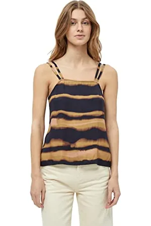 Minus Damski top Gavia 2, Sun Baked Brown Print, 16, Słońce pieczony brązowy nadruk, 42