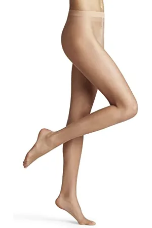 Falke Kobiety Rajstopy Natural Glow 6 DEN W Ti ultra transparentny przezroczyste jednokolorowe 1 Para, , S
