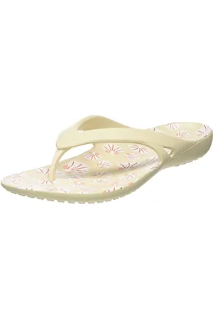 Crocs Damskie chodaki Kadee Ii Flip W Clog, Zimowy biały Multi, 37/38 EU