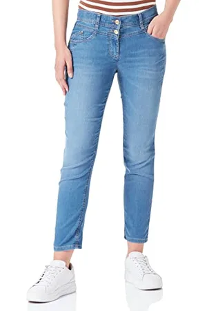 Gerry Weber Edition Damskie dżinsy 92391-67850, niebieski denim z Use, 36R, , 36
