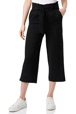 ONLY Damska koszulka Onlpoptrash Easy Paperbag Culotte Pnt T, czarna, S EU, , S