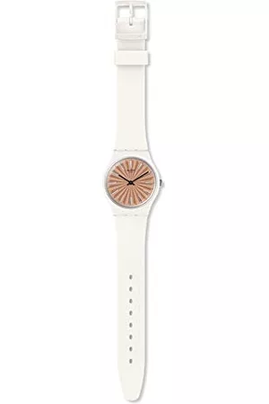 Swatch Kobieta Zegarki - Damski analogowy szwajcarski zegarek kwarcowy z silikonową bransoletką GW209