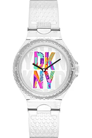 DKNY NY6658 Damski Zegarek Chambers Quartz, 3 Ruch Ręki, Rozmiar Koperty 36 mm, Pasek z Poliuretanu