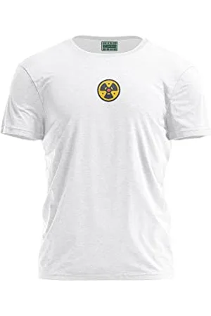 Bona Basics Druk cyfrowy, męska koszulka podstawowa,%100 bawełna, biała, na co dzień, męskie topy, rozmiar: XL, , XL