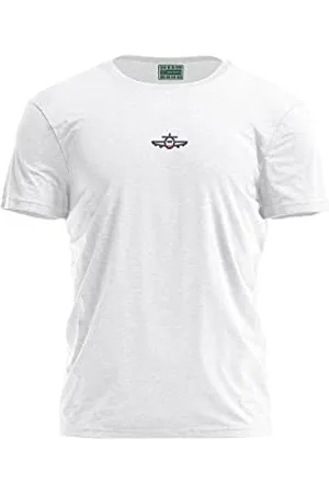Bona Basics Druk cyfrowy, męska koszulka podstawowa,%100 bawełna, biała, na co dzień, męskie topy, rozmiar: XL, , XL