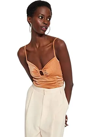 Trendyol Damskie gładkie body z dzianiny, , 38