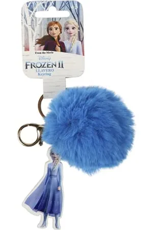 Disney Cerdá Unisex dziecięcy Llavero pompon Frozen 2-T.unica-kolor breloczek do kluczy, jeden rozmiar
