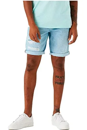 Garcia Męskie szorty bermudy, styl vintage, 38, , 38