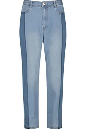 Taifun Damskie dżinsy Mom Fit, Light Blue Denim, 42, , 42