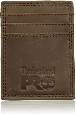 Timberland Męski skórzany portfel z przodu kieszeń z klipsem na pieniądze akcesoria