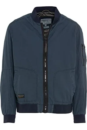 Camel Active Męska bluza 430410/1O58, niebieska (Night Blue), 66 (DE)