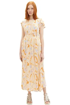 TOM TAILOR Sukienka damska 1036629, 31705-Abstract neutralny nadruk, XL, , XL