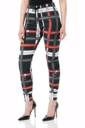Moschino Slim Fit Jogger Spodnie Damskie Casual, , 38