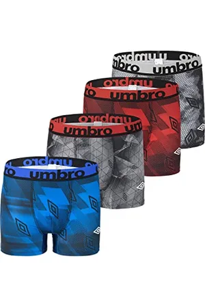 Umbro Bokserki męskie, odporne na pot, majtki męskie, swoboda ruchów (4 sztuki), , S