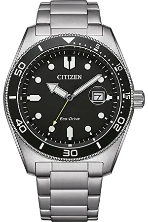 Citizen Męski analogowy zegarek kwarcowy z bransoletką ze stali szlachetnej AW1760-81E, srebro, Einheitsgröße, bransoletka