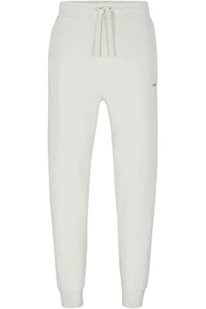 HUGO BOSS Męskie spodnie dresowe Dayote232 z bawełny Terry z nadrukiem logo, , L