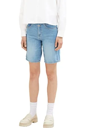 TOM TAILOR Kate Bermudy damskie szorty jeansowe, , 26