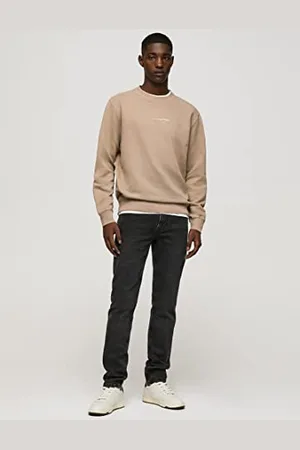 Pepe Jeans Hatch Regular Jeans Męskie, Czarny (Denim-vr2), 28W / 32L