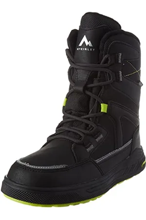 mc kinley Vallter AQX, męskie buty stokowe Kinder, czarna noc/zielony Li, 34 EU, , 34 EU