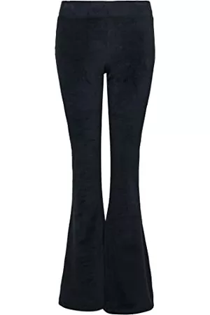 Superdry Kobieta Dzwony - Vintage Velour Flare Trousers Bluza damska, Eclipse Navy, 40