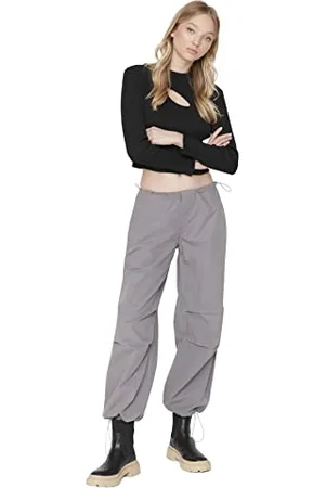 Trendyol Dżinsy - szare - joggery, , 66