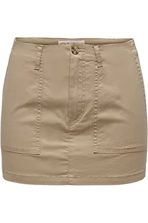 ONLY ONLEVELYN MW Short Cargo Skirt PNT Rock, Cornstalk, M, , M