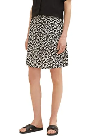 TOM TAILOR Damska spódnica 1036849, 32148-Black Small Abstract Design, 44, , 44