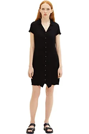 TOM TAILOR Sukienka damska 1036612, 14482-Deep Black, XL, , XL