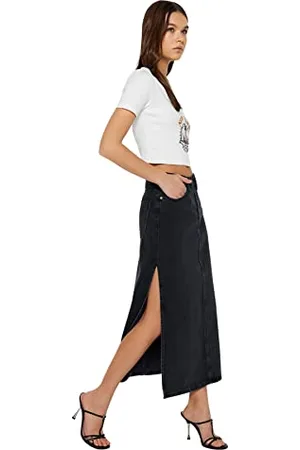 Trendyol Spódnica - czarna - Maxi, , 42, , 40