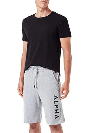 Alpha Industries Jersey Short Męskie krótkie spodenki Grey Heather