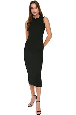 Trendyol Sukienka - czarna - Maxi, , XS