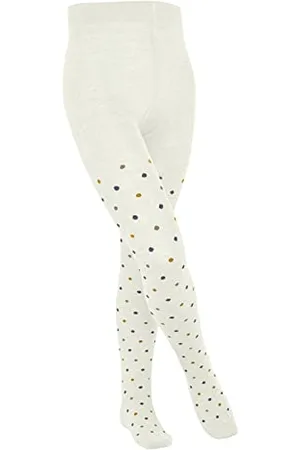 Falke Uniseks - dzieci Rajstopy Multidot K Ti Bawełna grube z wzorem 1 Para, , 122-128
