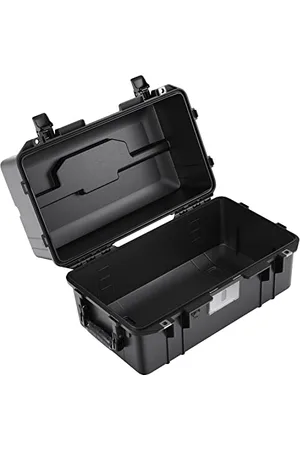 Peli Air 1465 Lekka ochronna skrzynia na sprzęt do lustrzanek, wodo- i pyłoszczelna, pojemność 33 l, wyprodukowana w USA, bez pianki, Kolor: