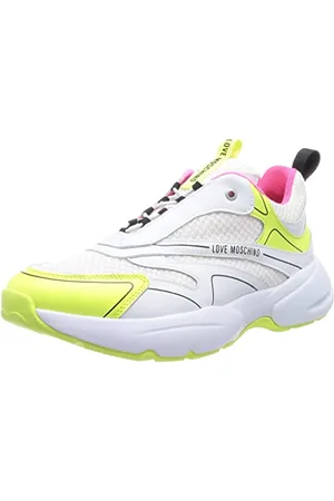 Moschino Damskie JA15025G1GIQ5 W.Sneakersy, białe, 40 EU, , 40 EU