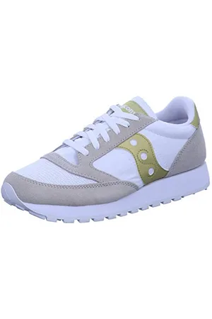 Saucony Jazz Original Vintage, Sneaker Donna, Bianco Oro, 43 EU