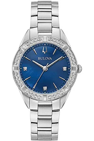 BULOVA Damski analogowy zegarek kwarcowy z bransoletką ze stali szlachetnej 96R243