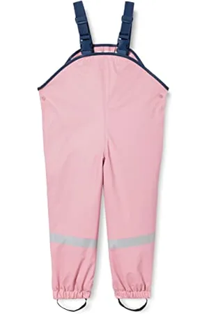 Playshoes Dziecięce spodnie polarowe na szelkach, uniseks, 14-różowe, 128, , 128