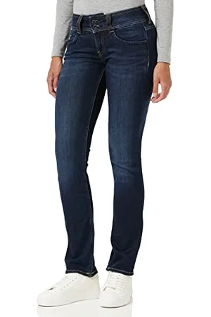 Pepe Jeans Damskie Jeansy, Kolor Niebieski, Rozmiar 27W/32L