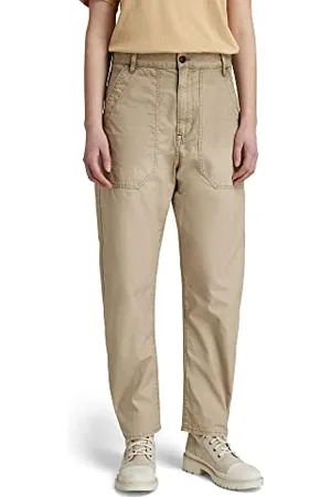 G-Star RAW Damskie spodnie 3D Fatigue Boyfriend, Beżowy/khaki (Tree House Vintage Gd 9740-d486), 32W