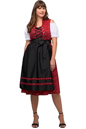 Ulla Popken Damskie, duże rozmiary, sznurowanie Dirndl Viola, , 50